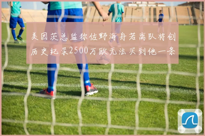 美因茨总监称佐野海舟若离队将创历史纪录2500万欧无法买到他一条腿